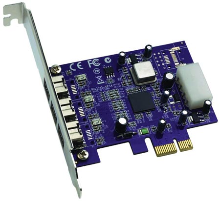 ����� ������� Sonnet ��������� � ������� ��� ����� FireWire 800