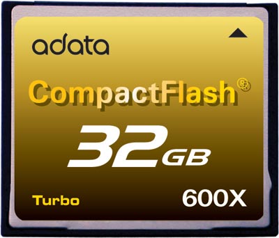 Подробности о картах памяти A-DATA Turbo Series CF 600x/533x